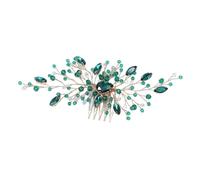1 Pezzo Fermaglio Per Capelli Con Diamante Verde Accessori Per Capelli Da Sposa Fermaglio Per Capelli Da Sposa Pettine Per Capelli Retrò Accessori Per Capelli Da Donna Accessori Da Donna