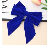 1 pezzo Fermaglio per capelli elegante e alla moda con fiocco blu, di grandi dimensioni, adatto per uso quotidiano, anche per Natale, mollette per capelli, accessori per capelli, per la scuola, l'univ