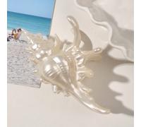 1 pezzo fermaglio per capelli stile bohémien da vacanza, serie oceano beige, con conchiglia, dolce e sognante, stile fata, accessorio per capelli versatile da festa Tagli UnicaBlocchi di colorePolisti