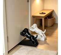 1 pezzo Fermaporta a forma di cucciolo carino, adatto per casa, camera da letto, ufficio, ispessito anti-collisione riduzione del rumore antiscivolo, cuneo fermaporta a forma di cane, fermaporta monta