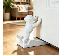 1 pezzo Fermaporta carino a forma di cucciolo, cuneo per porta a forma di Labrador 3D, design antiscivolo inclinato per fissare la porta e prevenire la chiusura automatica e il pizzicamento delle dita