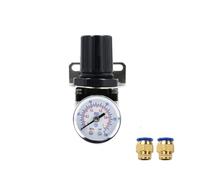 1 pezzo filtro pneumatico AR2000-02 G1/4'' regolatore del gas della pompa del compressore di controllo unità di elaborazione con manometro regolabile(With 8mm fitting)