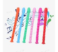 1 Pezzo, Flauto dolce colorato standard da 30cm, Flauto in plastica di alta qualità da 32cm con 6/8 fori per principianti, strumento musicale per praticare il flauto verticale, accompagnamento per pra