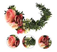 1 Pezzo Flower Headband With Simulated Roses For Wedding And Holiday Parties Elegant Hair Accessory For Brides And Bridesmaids