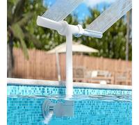 1 pezzo Fontana versatile per piscina con ugello regolabile 2-in-1 - Cascata ad alta pressione e spruzzatore rinfrescante per piscine fuori terra e interrate, caratteristica da giardino in PVC durevol