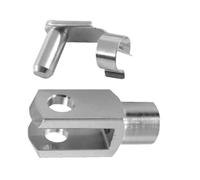 1 pezzo - forcella - articolazione forcella - 16x32 - M16 + bullone di sicurezza/bullone ES