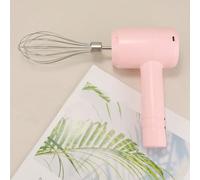 1 pezzo Frullatore elettrico ricaricabile portatile da 800 mAh, modalità a due fruste, sbattitore per uova per uso domestico, mescolatore per pastella di torte, montapanna, con cavo di ricarica inclus