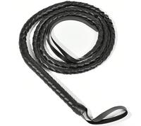 1 pezzo Frusta da cowboy western robusta con impugnatura ergonomica e anello per la frusta - Design con asta lunga adatta per dressage, percorsi ad ostacoli e equitazione western - Frusta da addestram