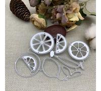 1 pezzo Fustella in metallo a forma di limone, adatta per realizzare biglietti, carta goffrata, modelli per scrapbooking, perfetta per bullet journal fai-da-te e album fotografici Acciaio al carbonio
