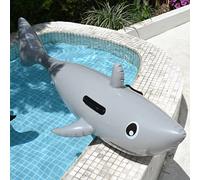 1 pezzo Galleggiante gonfiabile a forma di balena nera, regalo estivo perfetto per feste in piscina e in spiaggia, zattera galleggiante per piscina, relax e divertimento durante le vacanze, elementi e