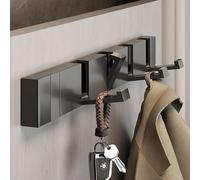 1 pezzo Gancio da parete pieghevole resistente - Durevole e salva-spazio - Portachiavi, asciugamani, cappotti e accessori multiuso - Facile da montare per bagno, porta posteriore e armadio 1 gancio,2 