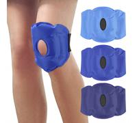 1 pezzo. Ginocchiera con ghiaccio, impacco in gel per ghiaccio, ginocchiera riutilizzabile per terapia caldo/freddo, manicotto per gambe morbido e fresco, accessori per palestra, supporto per ginocchi