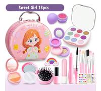 1 pezzo Giocattoli da trucco finti per gioco di ruolo, set di cosmetici da principessa, accessori per il trucco, regalo per bambine borsa a mano,Borse a tracollaFumettoABS