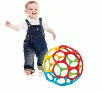 1 pezzo Giocattolo a sonaglino sensoriale morbido per bambini, sonaglino rotante, apprendimento educativo precoce, impugnatura flessibile, palla da presa per neonati, regalo per bambini 9,5 cm con cam