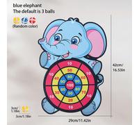 1 pezzo Giocattolo bersaglio in tessuto non tessuto, design creativo a cartone animato di elefante, gioco sportivo divertente da interno/esterno per più giocatori, regalo per feste di Natale, Ringrazi