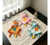 1 pezzo Giocattolo multifunzione lenitivo unisex per neonati, con sonaglio e dentatore integrati, gel lenitivo masticabile per la dentizione, adatto come regalo per neonati elefante,volpe,unicorno,Bs