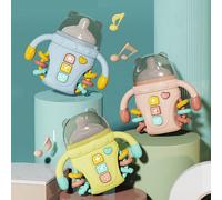 1 pezzo Giocattolo neonato ciuccio dentizione sonaglino, multifunzionale con luce e musica, calma le emozioni del neonato, giocattolo neonato sonagliera rosa,blu,verde,LalaLe[Blu],Lalale[rosa]Fumetto,