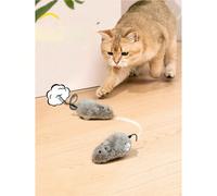 1 pezzo Giocattolo per gatti che stuzzica gatti e topi, peluche simulato per divertimento autonomo, per alleviare la noia ed eliminare il comportamento molesto dei gattini, forniture per animali domes