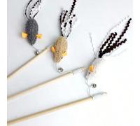 1 pezzo Giocattolo per gatti con bastone di legno e corda elastica, giocattolo per gatti che si attiva da solo per alleviare la noia Tagli Unica,Confezione da 3,2 pezzi,3 pezzi - Tre coloriHalloweenPo