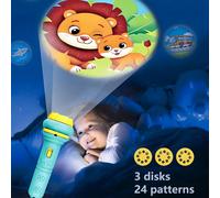 1 pezzo Giocattolo proiettore con elemento illuminante della serie casuale, adatto per storie della buonanotte per bambini, utilizzato per l educazione del sonno e lo sviluppo intellettuale dei bambin