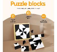 1 pezzo Giocattolo puzzle per coltivare il pensiero spaziale e l'immaginazione, gioco interattivo da tavolo adatto per genitore-figlio, ideale come regalo per Natale, Ringraziamento, Capodanno, comple