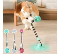 1 pezzo Giocattolo resistente ai morsi degli animali domestici, con ventosa e laccio, per la pulizia dei denti e la fuoriuscita di cibo, giocattolo puzzle Verde - Conchiglia,Verde (ventosa + guscio),R