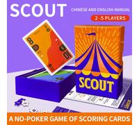 1 pezzo Gioco da tavolo Oink, SCOUT, giochi di carte divertenti ed entusiasmanti, inclusi manuali in cinese e in inglese, una scatola da gioco compatta ed elegante e meccaniche di gioco uniche, adatto