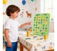 1 pezzo Gioco di flip da battaglia per bambini, 3 personaggi, interazione genitore-figlio, educazione precoce, osservazione e memoria, giocattolo da tavolo con frutti e animali, per sviluppare l'intel