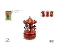 1 Pezzo Giostrina Carillon Natale Natalizio 17,5 x 12 cm 3 Colori