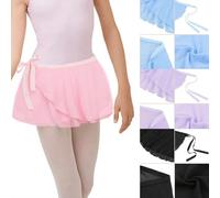 1 pezzo Gonna tutu in chiffon da donna, gonna sportiva, gonna monocolore da palcoscenico, adatta per vari costumi da ballo come il balletto, anti-riflesso e senza imbarazzo, può coprire la gonna, gonn