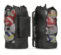 1 pezzo Grande borsa a cordoncino per palloni da calcio e basket, borsa per il trasporto di pallavolo e tennis, tracolla, organizer portatile per attrezzatura sportiva Con tasca a bustina,Nessuna tasc