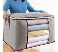 1 pezzo Grande borsa per lo stoccaggio, borsa per conservazione di trapunte in tessuto non tessuto, borsa per il trasporto e lo stoccaggio di trapunte, borsa per conservazione di vestiti e bagagli, ad