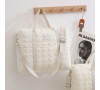 1 pezzo Grande borsa per mamma multifunzionale e trapuntata, può essere appesa al passeggino e utilizzata come borsa a mano modello rosa,Modello blu,Modello dell'orso,Adoro la taglia media,floreale ro