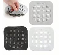 1 pezzo Grande filtro per capelli in silicone e tappo per scarico, adatto per vasca da bagno e doccia (per un miglior effetto, premere sul tappo quando é bagnato), evita intasamenti e cattivi odori, p