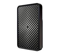 1 pezzo grande pannello riscaldante for soffione doccia pressurizzato con uscita acqua da un pollice, spray superiore, accessori for il bagno di casa(Black)