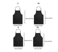 1 pezzo Grembiule antispruzzi in plastica lavabile, adatto per uso domestico in cucina, impermeabile e anti-olio, grembiule da vita, abbigliamento da lavoro alla moda per il settore della ristorazione
