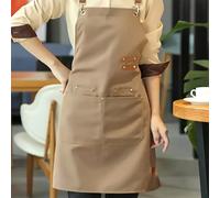 1 pezzo Grembiule, Grembiule impermeabile e antigrasso con tasche, grembiule universale per donne e uomini, per bar caffè, ristorante, grembiuli multifunzione, cucina, bagno, uso domestico Tagli Unica