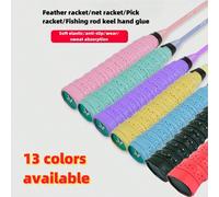 1 pezzo Grip antiscivolo morbido e assorbente per manico di racchetta da tennis, lungo 1,1 m, adatto per racchette da tennis, canne da pesca, paddle da pickleball, manubri di biciclette, aiuta a mante