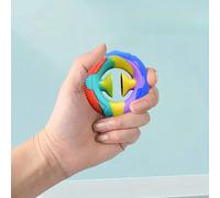 1 pezzo Grip da polso, dispositivo di presa in silicone per esercizi per le dita, sollievo dallo stress, allenamento della forza del braccio e delle cinque dita 1 pezzo/coloreSilicone