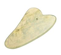 1 pezzo Gua Sha massaggio facciale medicina cinese naturale giada bordo raschiatura strumento