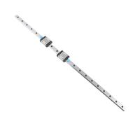 1 pezzo, guida lineare miniatura MGN12 da 500 mm con 2 blocchi di scorrimento MGN12B, guida per moto lineare di precisione da 12 mm per macchine CNC e attrezzature di automazione