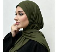 1 pezzo Hijab istantaneo pronto da indossare realizzato in tessuto morbido, traspirante e anti-pilling per musulmani. Adatto per l'uso tutto l'anno e l'uso quotidiano da parte di musulmani. Colore uni