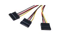 1 pezzo IDE a 4 pin Molex a 3 seri ATA Splitter di alimentazione SATA Connettori per cavi di prolunga Connessione e plugin