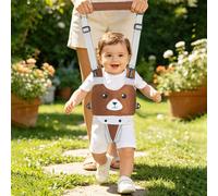 1 pezzo Imbracatura per camminatore per bambini in maglia traspirante aggiornata - Assistente per la camminata del bambino con impugnatura - Supporto per l'apprendimento della camminatura per neonati