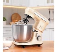 1 pezzo Impastatrice, Impastatrice elettrica con testata inclinabile per uso domestico, Impastatrice da cucina portatile e leggera per uso quotidiano con frusta per uova, gancio per impasto, frusta pi