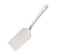 1 pezzo in acciaio inossidabile argento cucchiaio da zuppa lungo utensili da cucina metallo lucido schiumarola scolapasta pala spatola set di utensili da cucina(BD006-1-8)