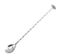1 pezzo in acciaio inox cocktail bar a spirale shaker Muddler Stirrer Twisted Mixing Spoon Kitchen Bar Tool Fashion