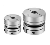 1 pezzo in lega di alluminio D19L19 giunto elastico a membrana singola D19mm L19mm vite a sfere servomotore passo-passo encoder computer parti FA(8x8)