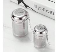 1 pezzo, infusore da tè in acciaio inossidabile 304 a rete, filtro per tè con catenella estesa, per tè in foglie e caffè, accessori per il caffè, adatto per il ritorno a scuola Tagli UnicaAcciaio inos