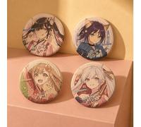1 pezzo - Kaguya, la principessa cosmica! Spilla glitterata doppia di Super Space Kaguya - Accessorio per anime - Spilla - Kaguya - Foglia di sakè - Kumazawa Noei - Tsukimi Yachiro - Giocattolo da col